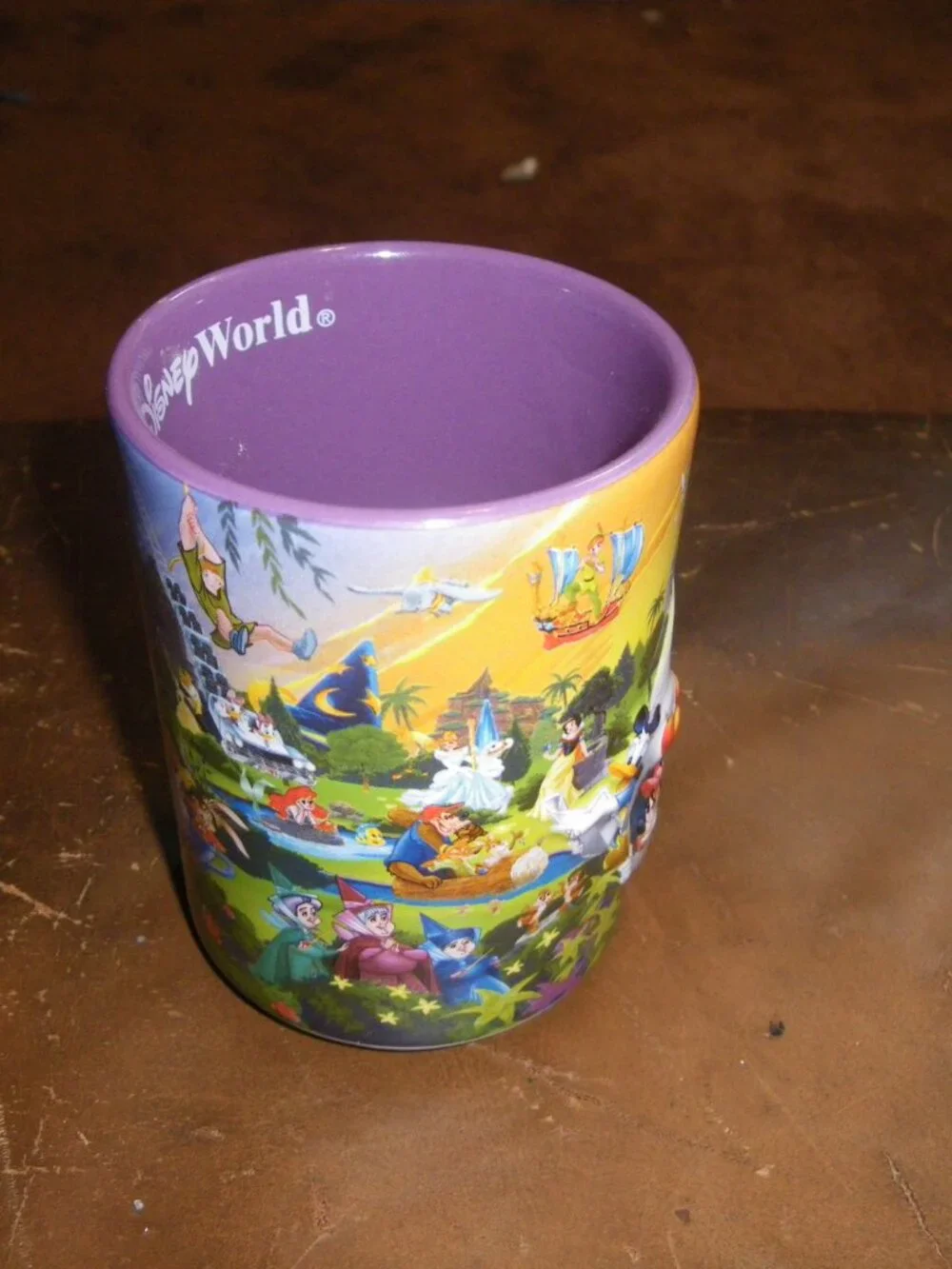 Walt Disney World Grandma 4 Parks 1 World 3D Embossed Ceramic Coffee Tea Mug
